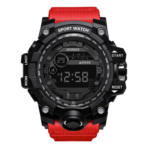 Men's Waterproof Sports Multifunctional Luminous Electronic Watch - Image 7