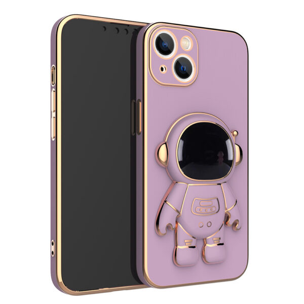 3D Astronaut Phone Case Anti-Drop Electroplating Bracket - Image 4