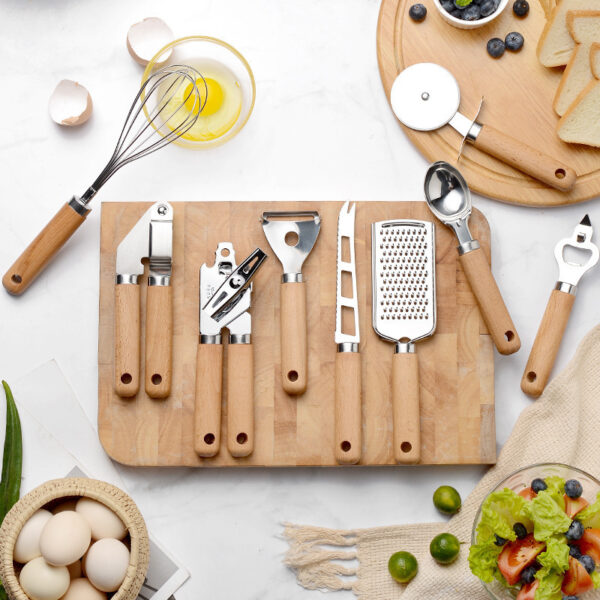 Creative Kitchen Gadget Wooden Handle - Image 4