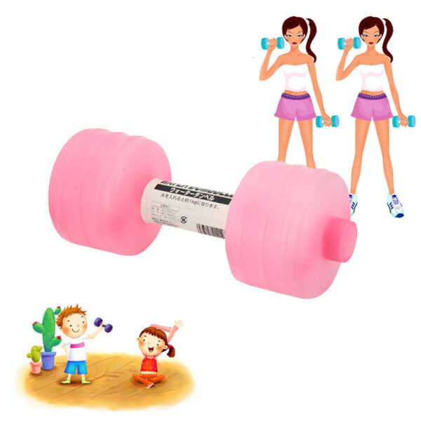 Body Building Water Dumbbell Weight Dumbbells Slimming Fitness Gym Equipment Yoga for Training Sport Plastic Bottle Exercise - Image 6