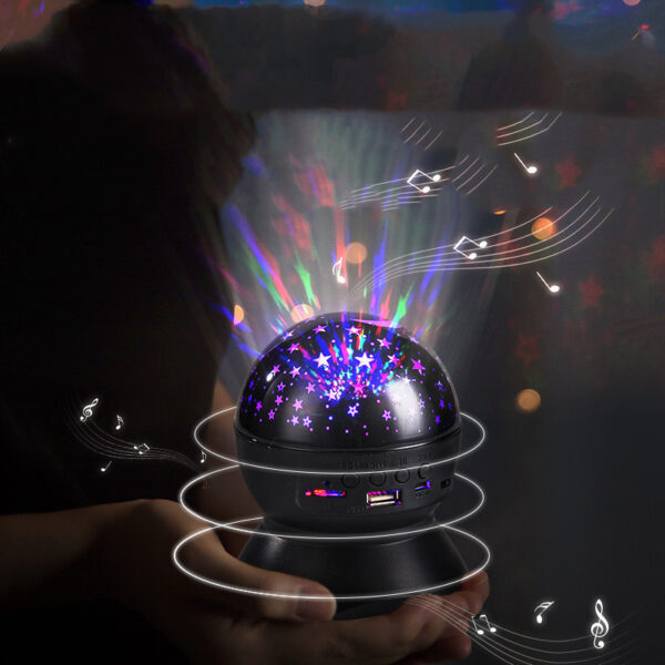 Bluetooth Audio Dream Projector Led Colorful Speakers - Image 3