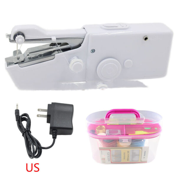 Handheld Portable Electric Sewing Machine Set Mini Household Handy Stitch Handheld Electric Sewing Machine - Image 2