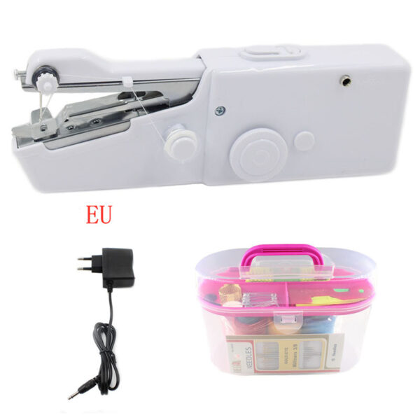 Handheld Portable Electric Sewing Machine Set Mini Household Handy Stitch Handheld Electric Sewing Machine - Image 5