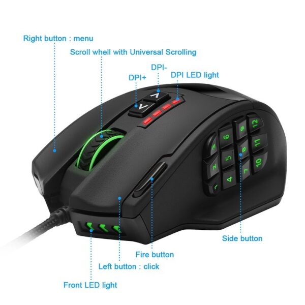 RGB backlit gaming mouse - Image 4