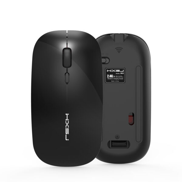 M60 Rechargeable Wireless Mouse Mute Mouse - Image 3