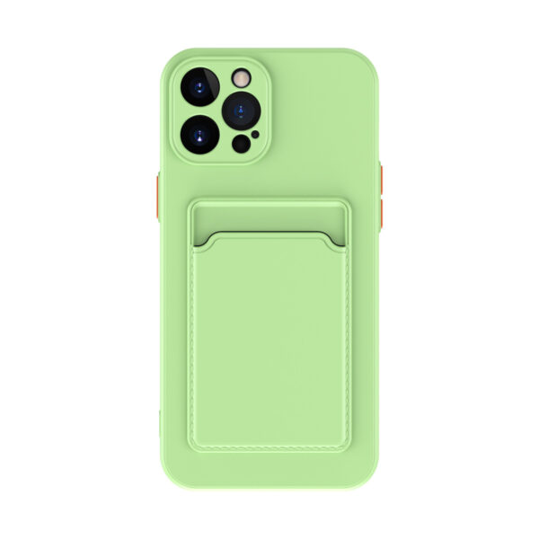 Simple Pure Color Liquid Silicone Phone Case - Image 8