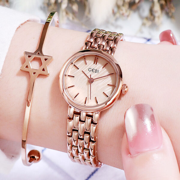 Ultra-thin Waterproof Quartz Women's Watch Good-looking Small Dial - Image 5