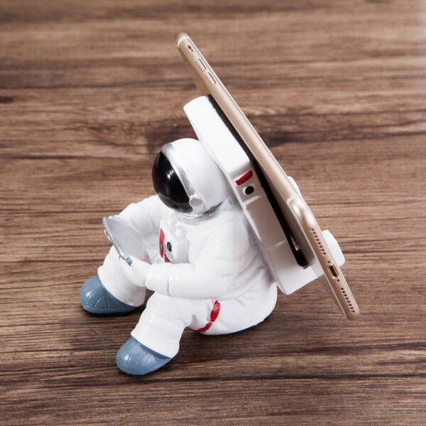 Simple Astronaut Mobile Phone Stand Student Desktop Holder Cute Spaceman Cell Phone Holder Creative Gift Small Desk Decoration - Image 6