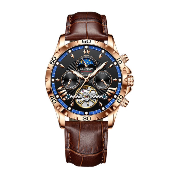 Men's Fashion Hollowed-out Watch Automatic Mechanical Watch - Image 9