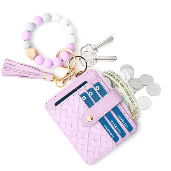 European And American Silicone Beads Wrist Multi-layer Large-capacity Coin Purse - Image 5