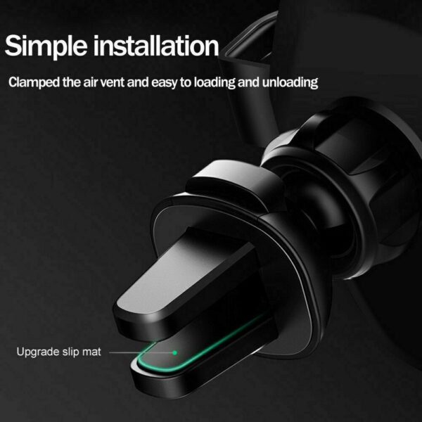 10W QI Wireless Fast Car Charger Mount Holder Stand Automatic Clamping Charging - Image 9