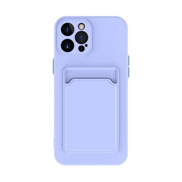 Simple Pure Color Liquid Silicone Phone Case - Image 10