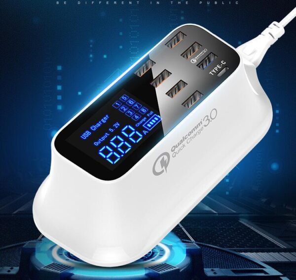 Quick Charge 3.0 Ordinary Smart USB Charger Station - Image 8