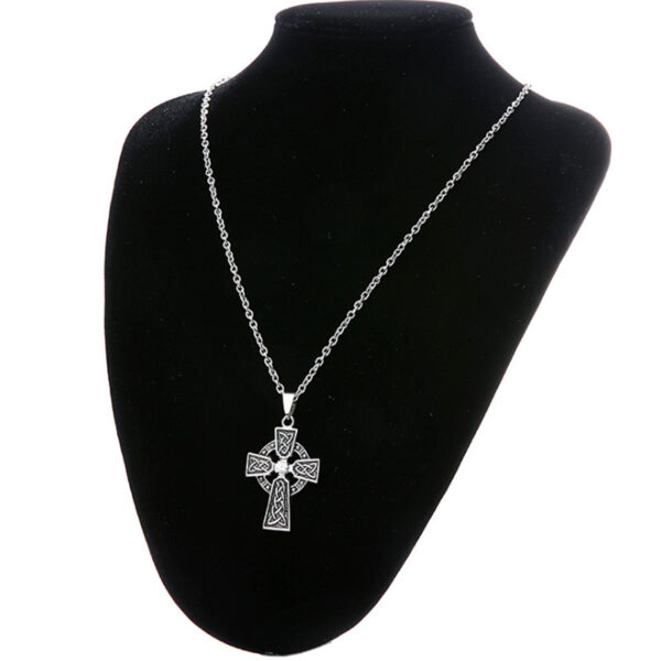 Fashion Personality Pattern Men's Cross Necklace - Image 5