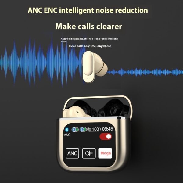 Wireless 54 Bluetooth ANC ENC Noise Reduction Headset - Image 4