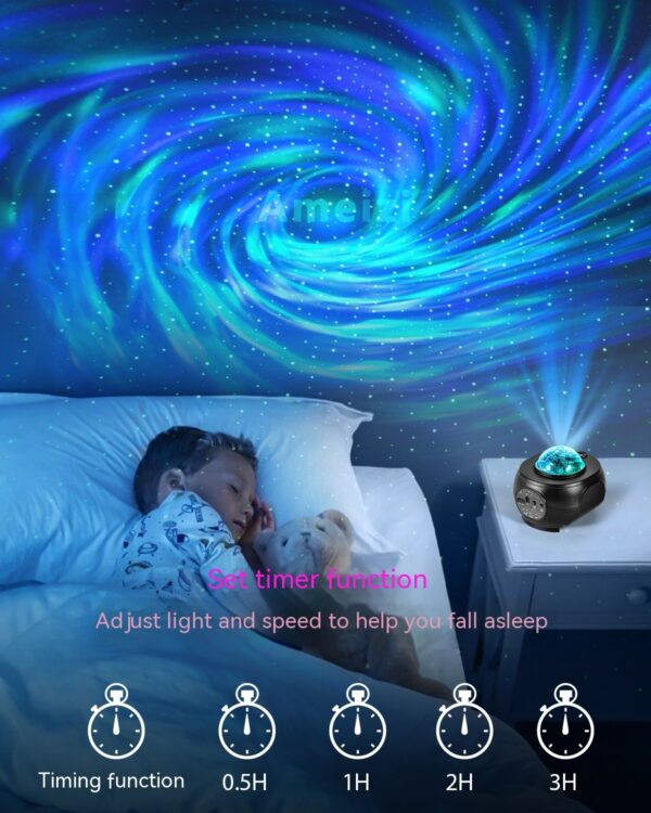 APP Starry Sky Projector Music Small Night Lamp - Image 2