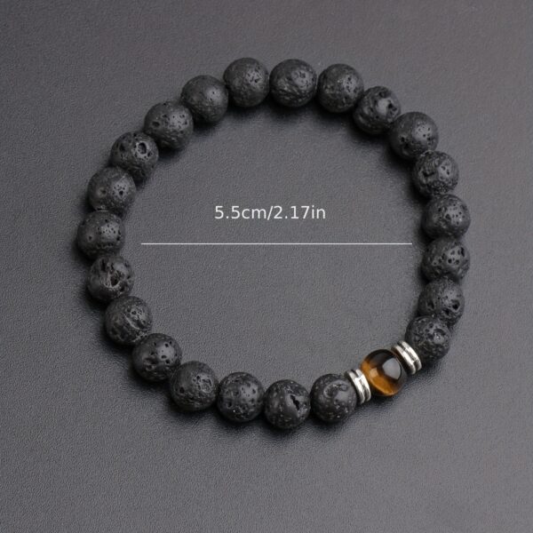 Fashion Volcanic Rock Bracelet For Men And Women - Image 3