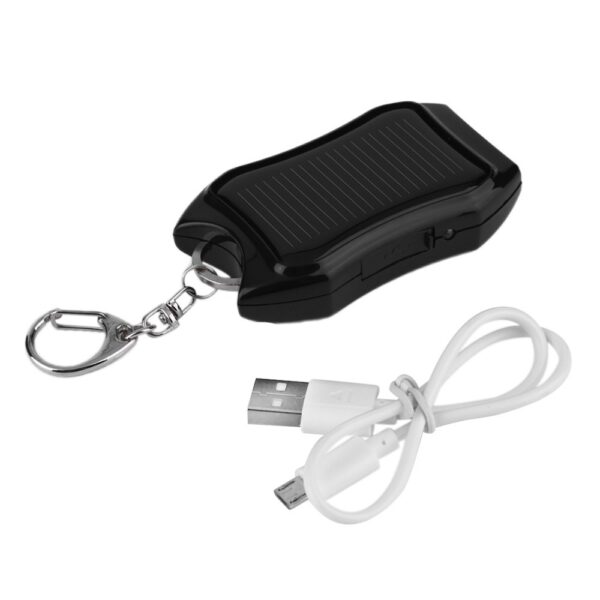 Solar Mobile Phone Power Bank  Flashlight Keychain Power - Image 4