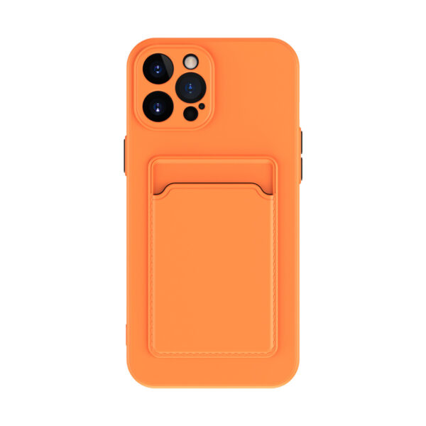 Simple Pure Color Liquid Silicone Phone Case - Image 5