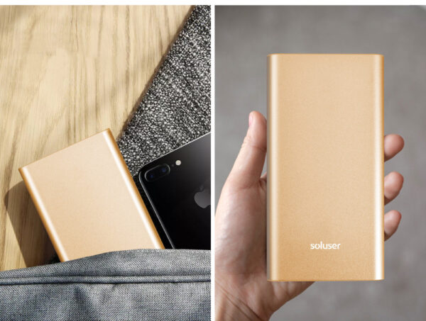 Power Bank 12000mAh Ultra-thin Aluminum Alloy Power Bank - Image 3