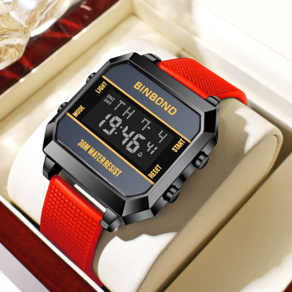 Stylish And Versatile Student Sports Waterproof Men's Electronic Watch - Image 6