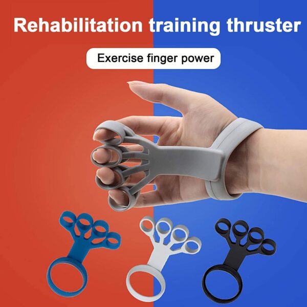 Silicone Grip Device Finger Exercise Stretcher Arthritis Hand Grip Trainer Strengthen Rehabilitation Training To Relieve Pain - Image 10