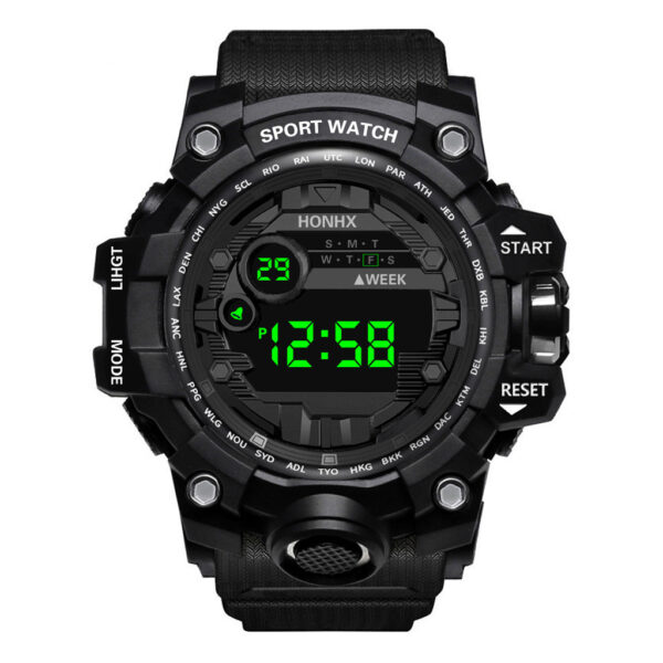 Men's Waterproof Sports Multifunctional Luminous Electronic Watch - Image 8