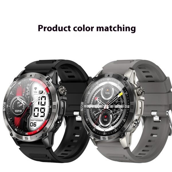 Multifunctional Altitude Pressure Compass Heart Rate Blood Oxygen Sports Waterproof GPS Smart Watch - Image 6