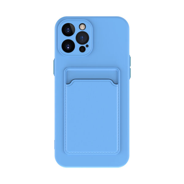 Simple Pure Color Liquid Silicone Phone Case - Image 9