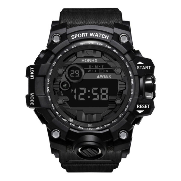 Men's Waterproof Sports Multifunctional Luminous Electronic Watch - Image 6