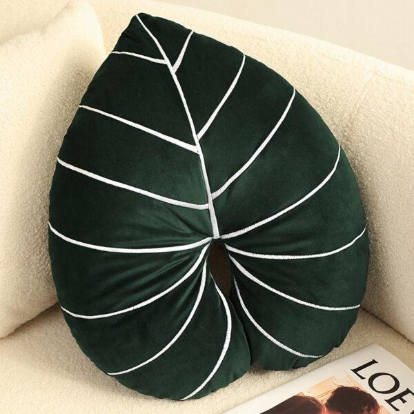 Green Plant Pillow Home Philodendron - Image 4