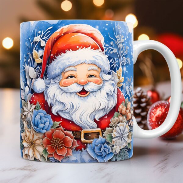 Creative 3D Christmas Ceramic Mug Unique Space Design Snowman Santa Coffee Cup Tea Milk Mug Christmas Gifts For Kids Adults Kitchen Gadgets - Image 2