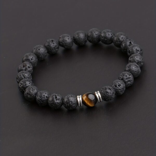 Fashion Volcanic Rock Bracelet For Men And Women - Image 2